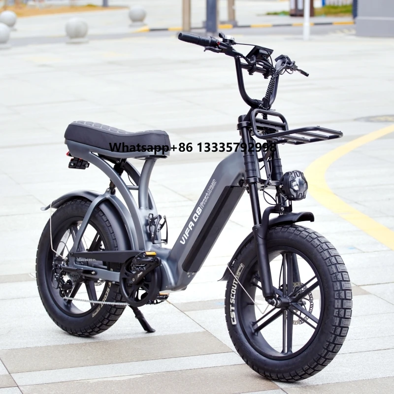 

OUXIQ8 High-End Electric Bicycle Adults 1000W 48V Motor 250W 15AH Fatbike Ebike Aluminum Alloy Frame Rear Hub Motor Disc Brake
