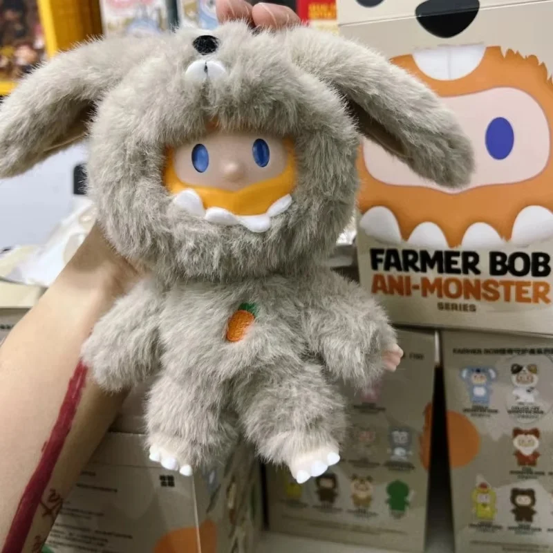 

Genuine Farmer Bob Ani-Monster Series Blind Box Vinyl Doll Animal Pendant Series Furry Monster Mystery Box Backpack Decor G