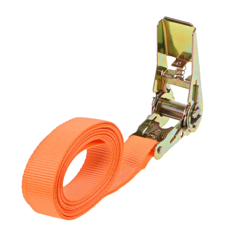 Porable Heavy Duty Tie Down Cargo Strap Luggage Lashing Strong Ratchet Strap Belt With Metal Buckle 87HE