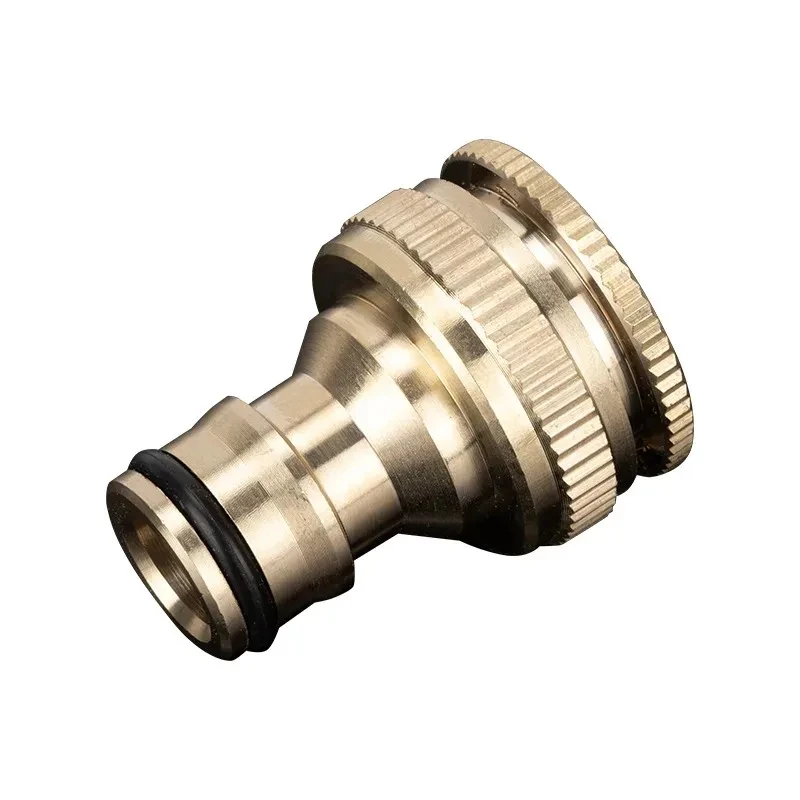 3/4 1/2 Inch Brass Garden Hose Fittings Threaded Water Pipe Connector Adapter High Pressure Washer Irrigation Watering Tool