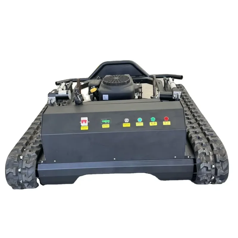 800A Remote Control Lawn Mower 60° Slope 200m Range 800mm Cut Tracked RC Mower for Hillside Orchard Farm