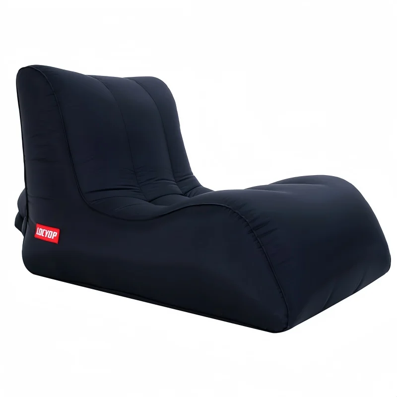 New Outdoor Beach Inflatable Sofa  Lazy Leisure Inflatable Seat - Portable Foldable Camping Backrest Seat - Waterproof | L 100cm