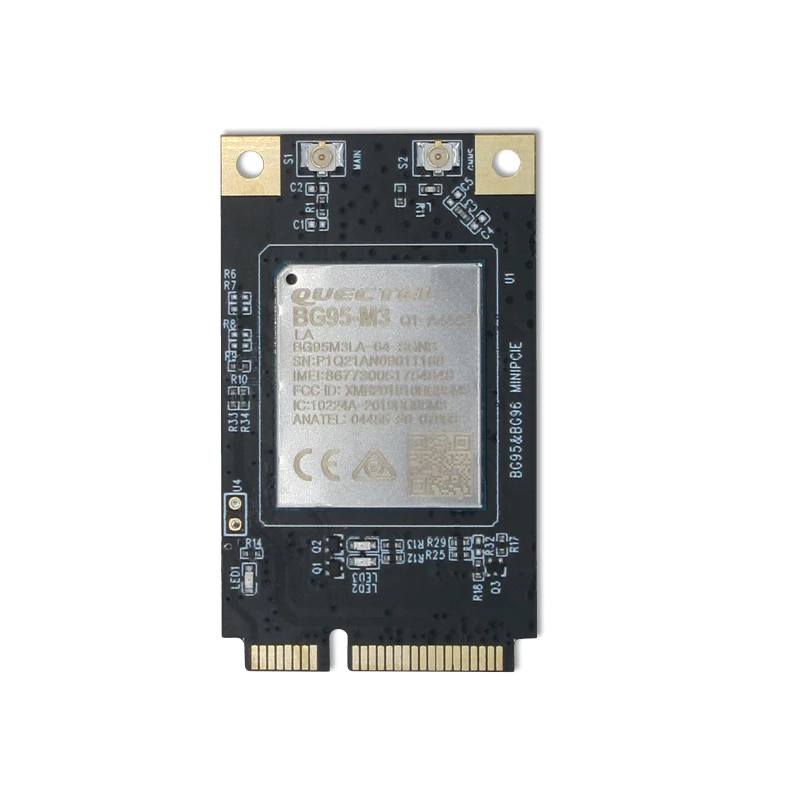 Quectel BG95 BG95-M3 mini pcie Module with sim card slot CatM1 Cat NB2 EGPRS GNSS Built-in GPS supports 2G low power EMTC