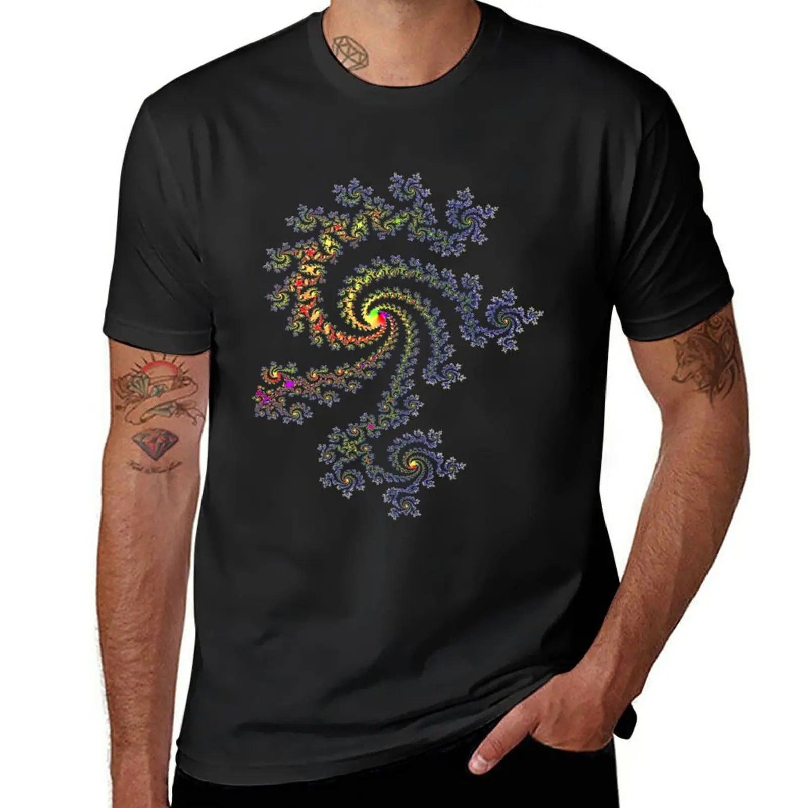 New Mandelbrot fractal T-Shirt quick drying shirt tees shirts graphic tees men t shirts