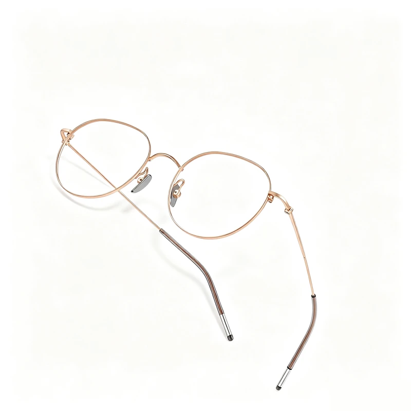 LOUISE STAR Women's Retro Round Glasses Ultra Light Optical Prescription Glasses Fashion Anti Blue Light Myopia Glasses
