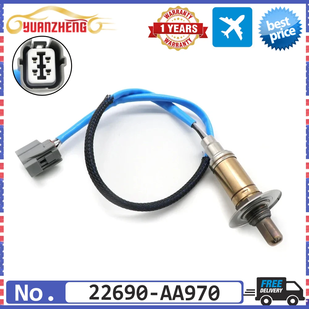 NEW 22690-AA970 For SUBARU FORESTER IMPREZA LEGACY 1.5 2.0 2004-2011 Air Fuel Ratio Lambda O2 Oxygen Sensor 22690-AA831