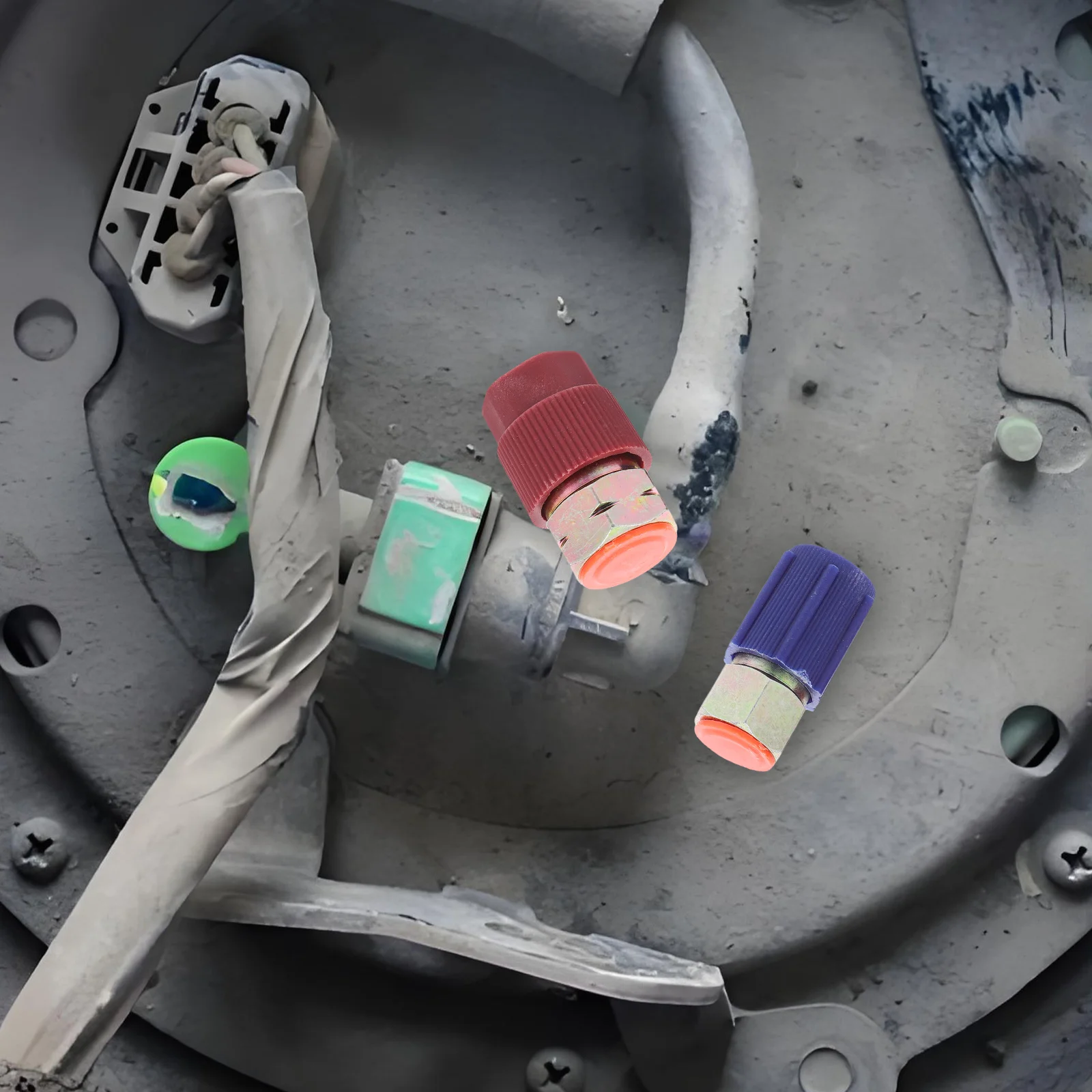 4 قطعة سيارة إلى R134a التيار المتناوب تركيب تحويل المناسب التحديثية عدة دائم النحاس السيارات إعادة شحن عدة HVAC