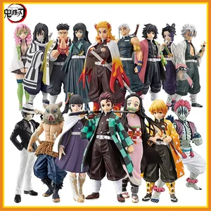 Hot Anime Demon Slayer Kimetsu no Yaiba Figure Kamado Tanjirou Action Figure Agatsuma Zenitsu Nezuko Warrior PVC Model Toys