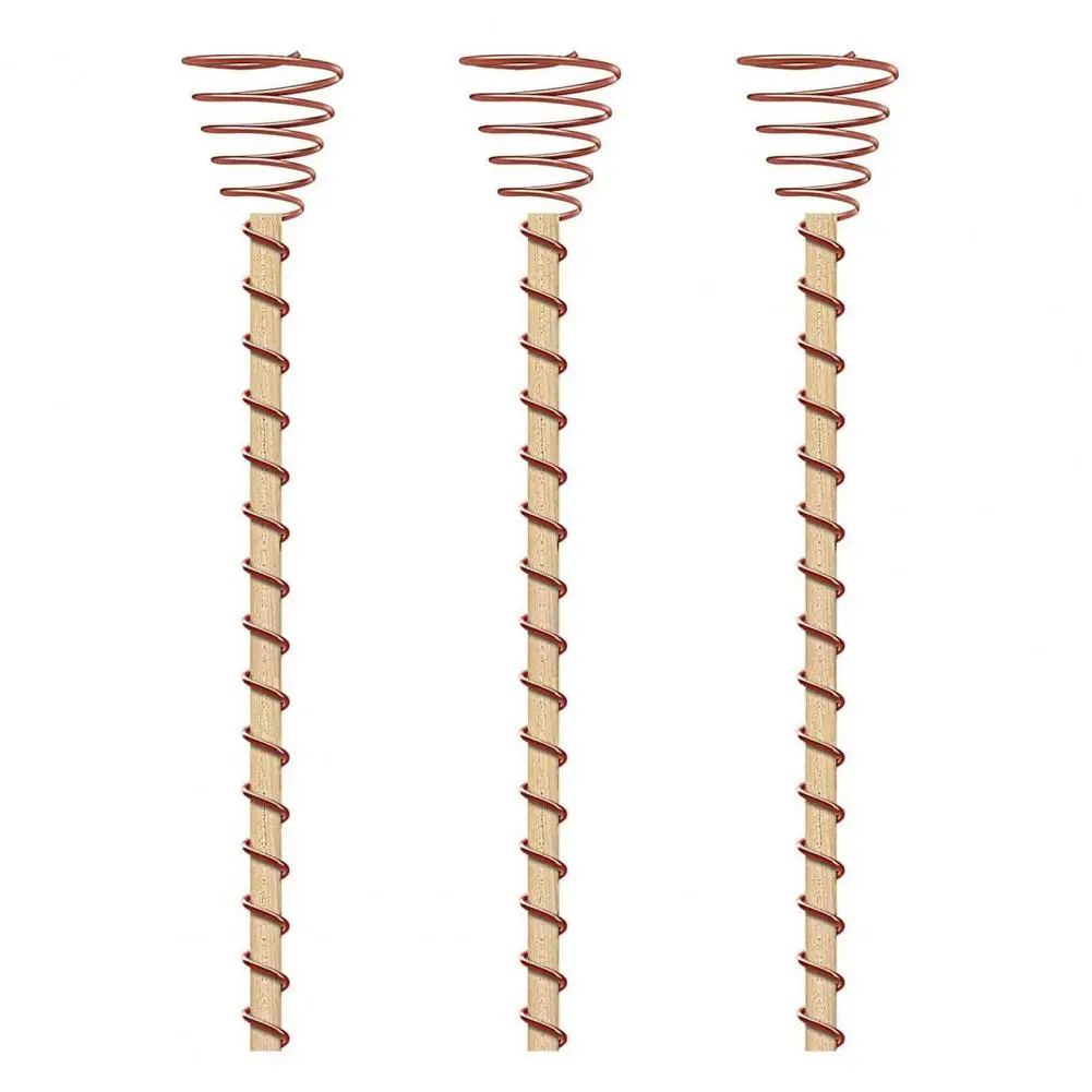 

3pcs/6pcs/10pcs Plant Stakes Copper Coil Antennas Easy Install Plant Antenna for Growing Garden Eco-Friendly High-Yield