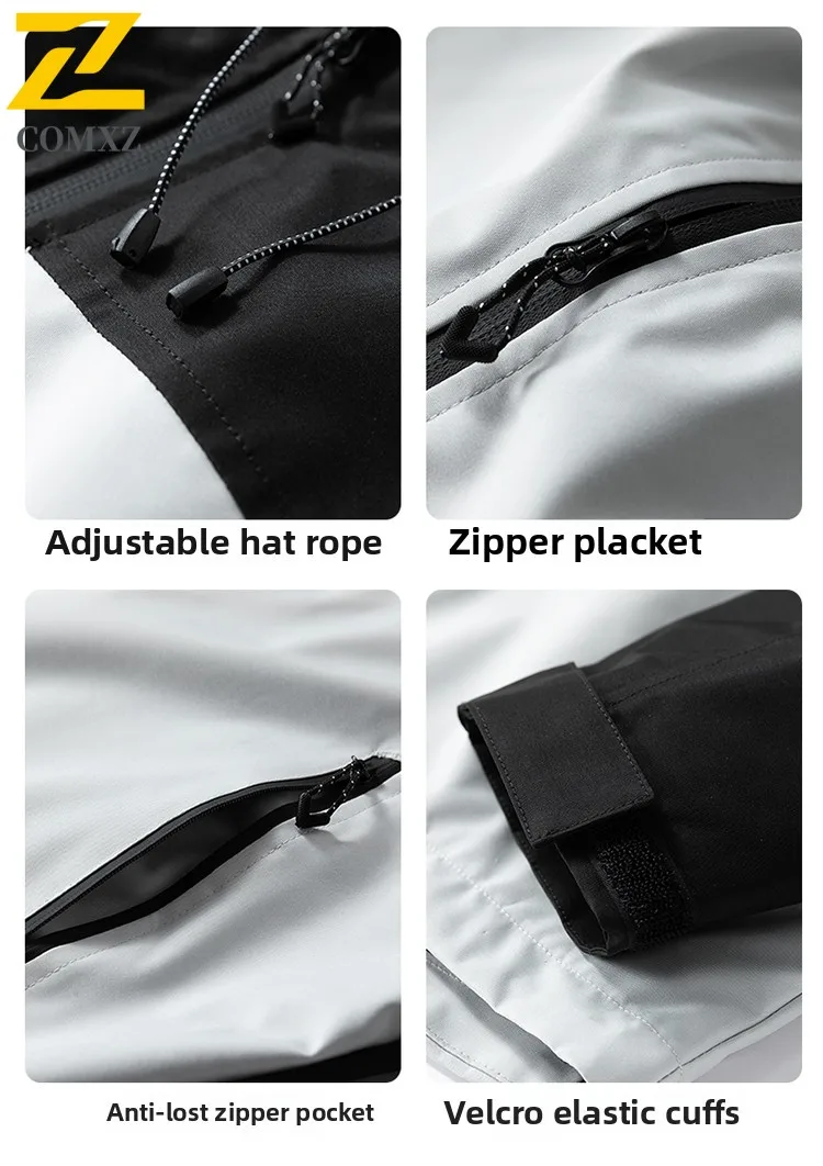 سترة كاجوال عالية الجودة للجنسين لربيع الخريف سترة جديدة مقاومة للرياح ومقاومة للماء للمشي لمسافات طويلة سترة شحن للتنزه في الهواء الطلق