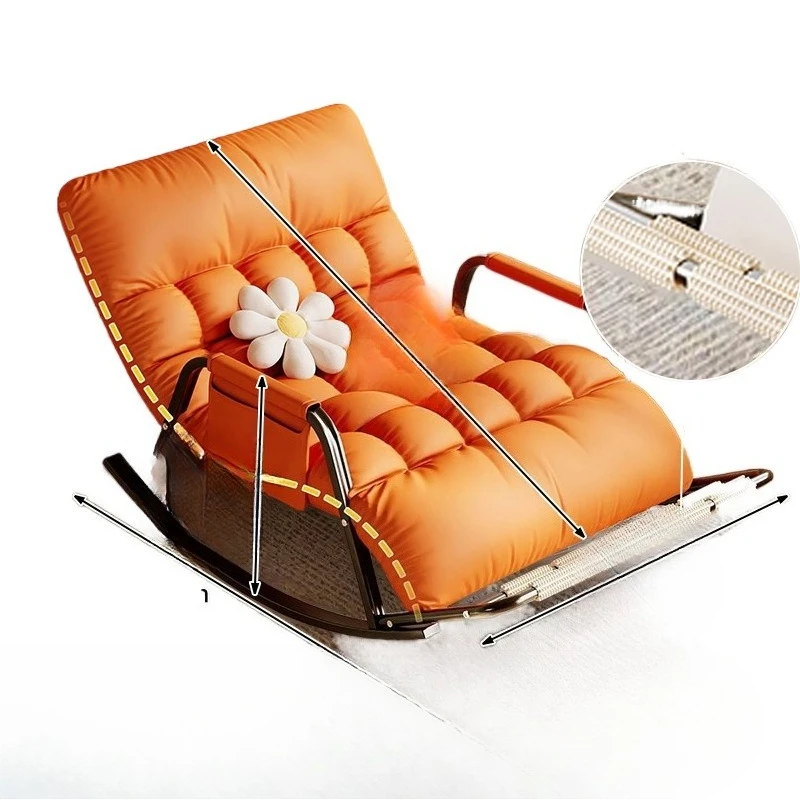 

Reclining Chair Rocking Chair Rocking Chair Adult Double Lazy Sofa Chair Household Balcony Living Room Adult Sofa Leisure Chair