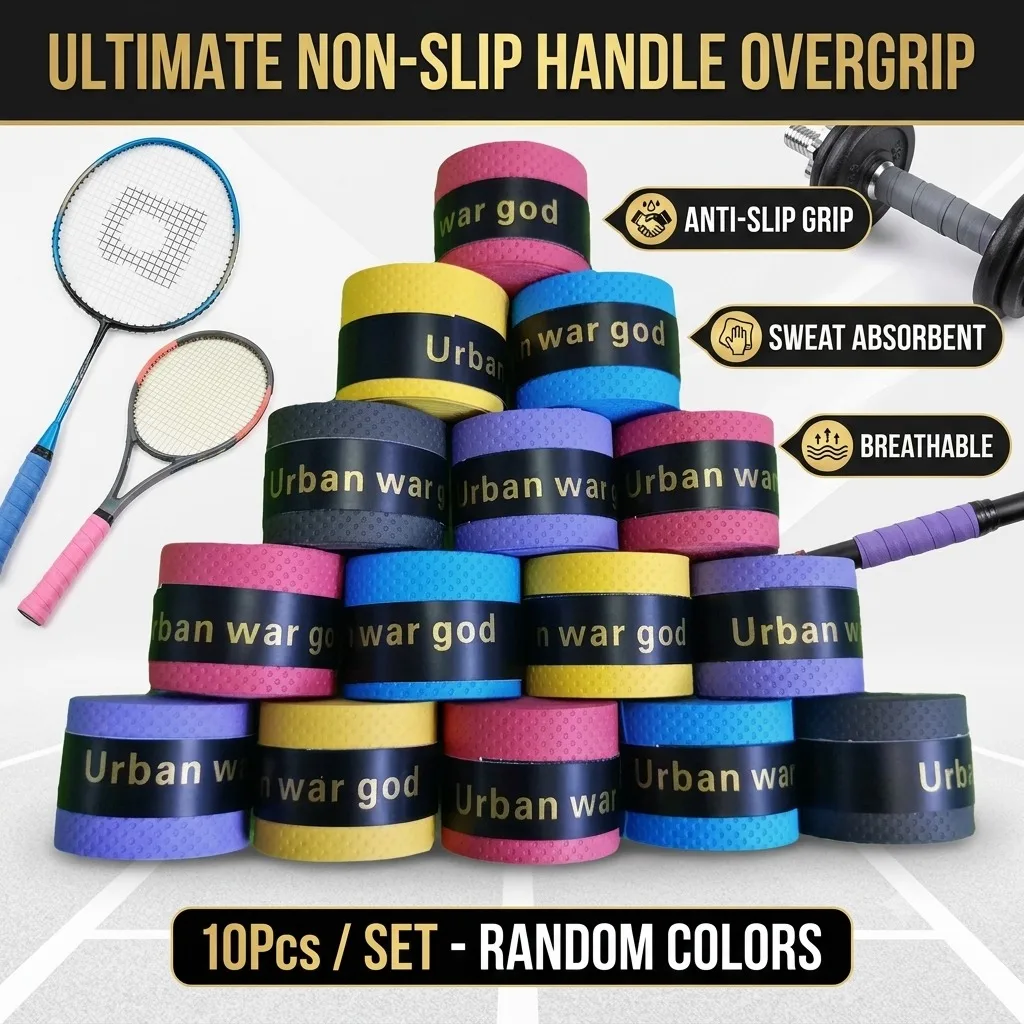 10   andom coloAnti slip wrapping tape, horizontal bar dumbbell lifting ring anti slip hand glue, badminton handle wrapping tape
