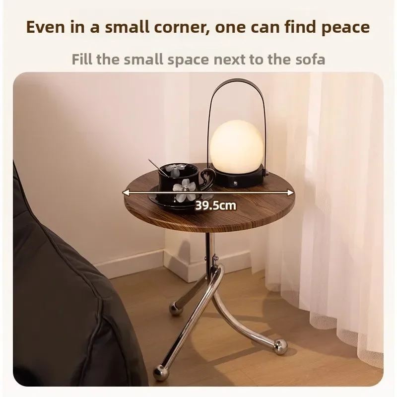 Modern Nordic bedroom wrought iron bedside table narrow simple light luxury bedside shelf bedside table small side table