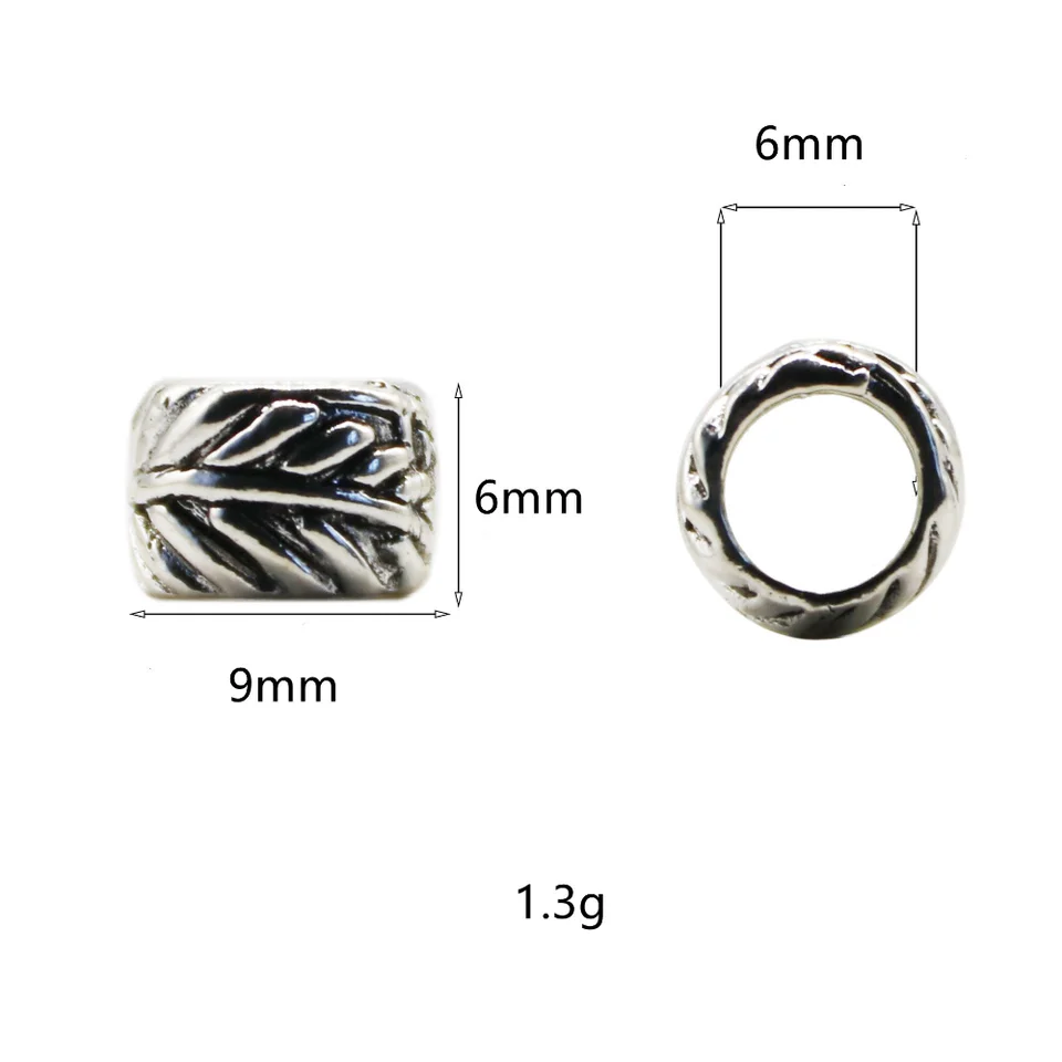 TUKEVA 9 stuks haarvlechten, baardclip, Viking, dreadlocks