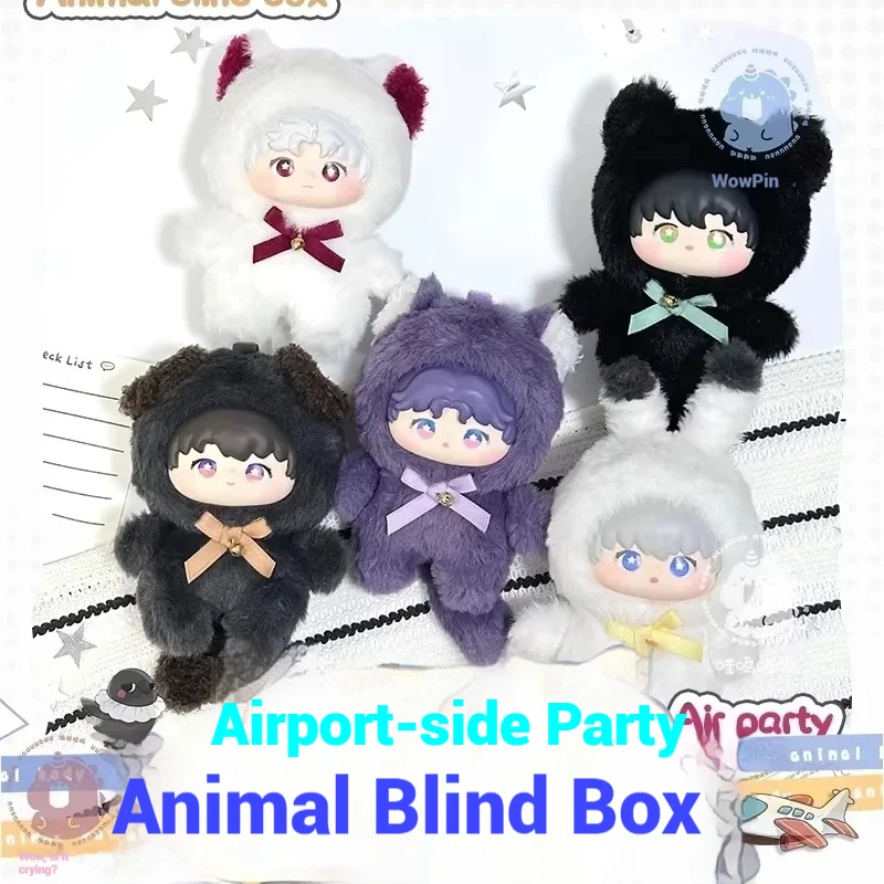 

Love And Deepspace Air Party Animal Series Blind Box Cute Sylus Zayne Desktop Ornament Anime Themed Collectible Doll Fans Gifts