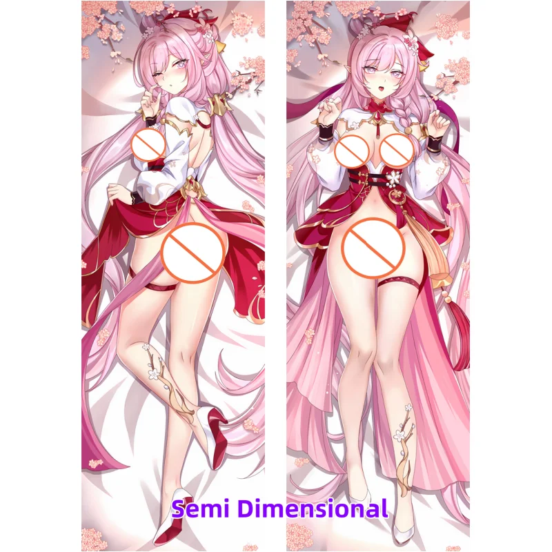 

Dakimakura Anime Honkai Impact 3rd Elysia Double-sided Print Of Life-size Body Pillowcase Gifts Can be Customized
