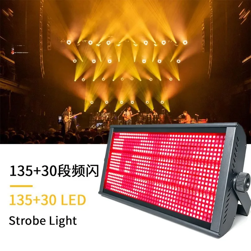 Full Color 135+30 Segment LED Strobe Light, Stage Flash Light, KTV Bar Room DJ Party Wedding Color Washing Lamp