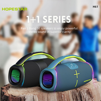 HOPESTAR H61 Portable Bluetooth Speaker Outdoor Waterproof Subwoofer Great War God Speaker High-power Party Subwoofer