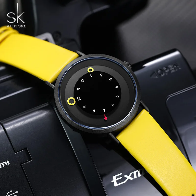 Luxury high-quality couple quartz watches, new style, simple large dial, leather strap, women's watches, luxury couple watches.