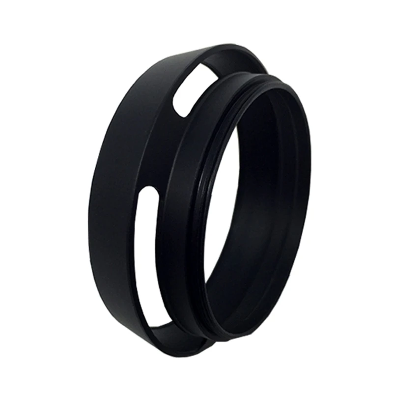 Parasol de lente de Metal, diseño hueco para 37mm, 40,5mm, 43mm, 46mm, 49mm, 52mm