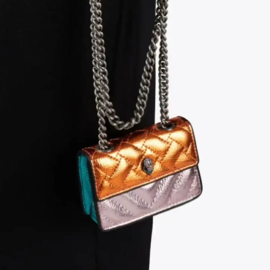 Mini Bolsa de Ombro Kurt Geiger, All-in-One Crossbody Chain Bag, Tendência da Moda, Tendência Hot Selling, Eagle Head