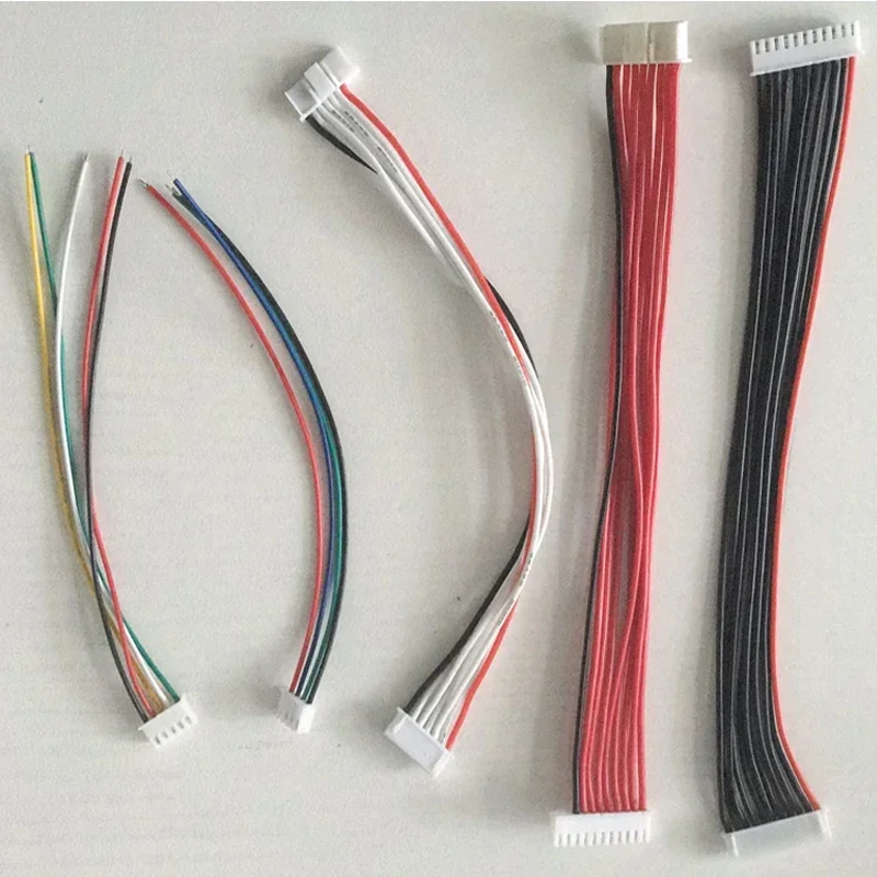 3pin-10pin LiPo Battery charging Extended line/Wire/Connector 22AWG 100mm JST-XH Balancer silicone cable