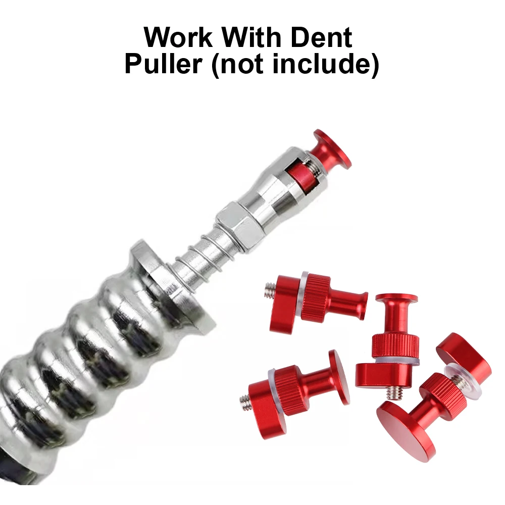 

4 шт., инструмент для ремонта вмятин автомобиля, съемник для выравнивания круглых прокладок из алюминиевого сплава, аксессуары для съемника грейферной ямы, ремонт небольшой ямы, повторное использование