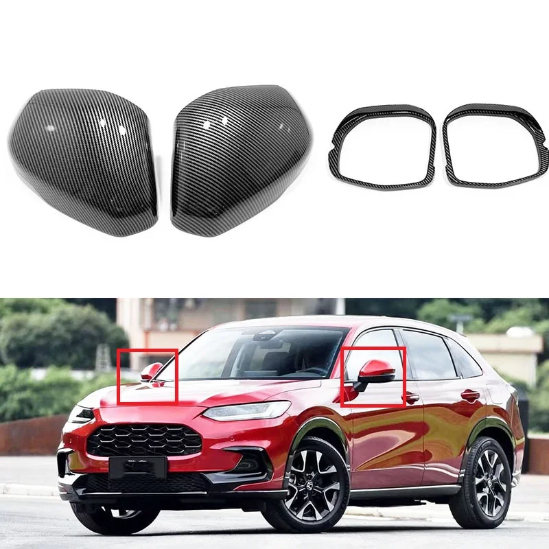 

ABS хромированные боковые дверные зеркала заднего вида, накладка, Стайлинг автомобиля для Honda ZR-V 2022