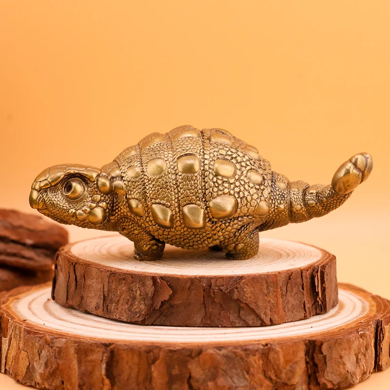 

Fujima Uncle X Shoulin Animation Co branded Brass Armored Dragon Handheld Piece High end Collection, Town House Attracti