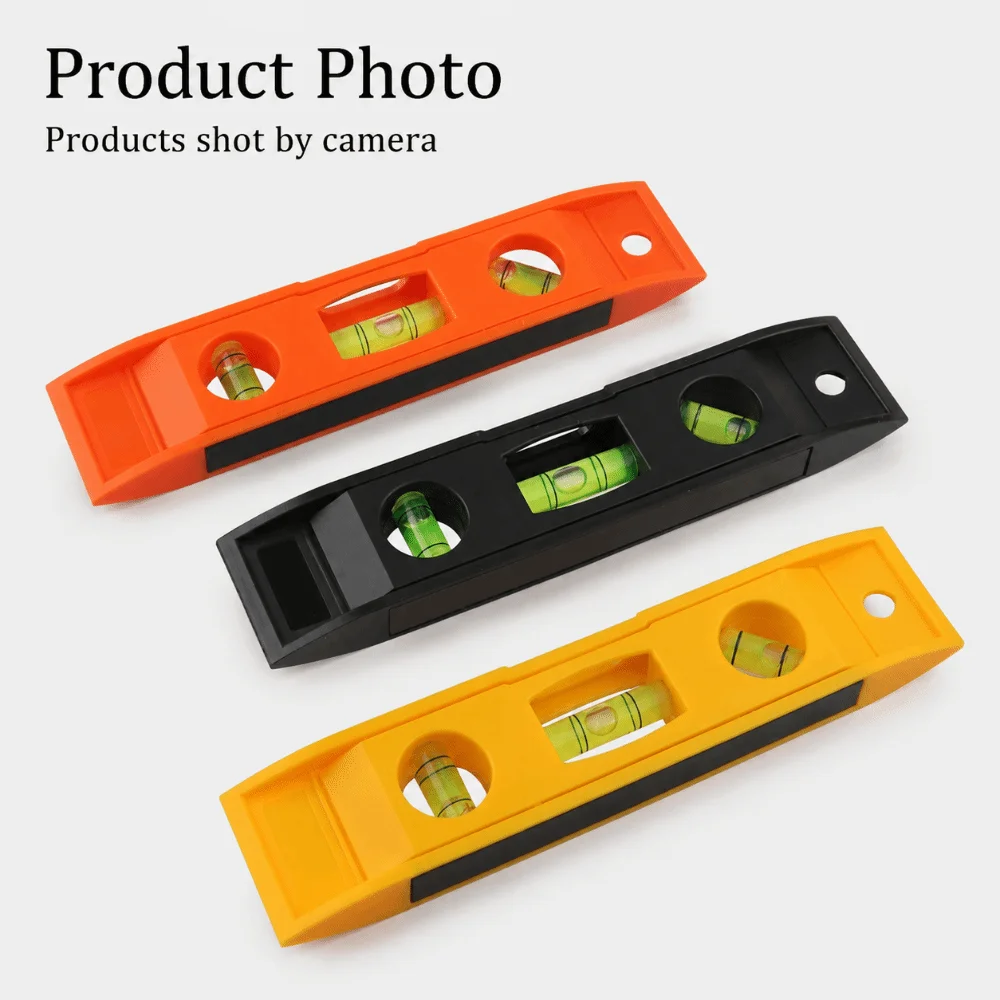 6 Inch Magnetic Level Light Compact Body Built In Magnet Balance Ruler Clear Bubble Vial Accurate Readout Hand Measure Tool