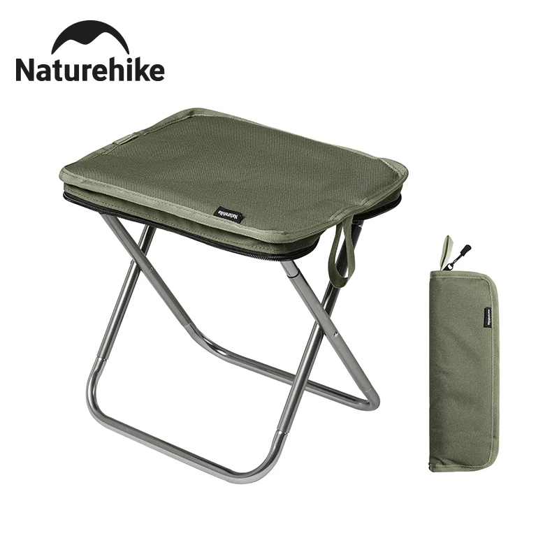

Складной стул Naturehike для отдыха на природе, портативный, легкий, алюминиевый, с высокой нагрузочной способностью, для путешествий, кемпинга, рыбалки