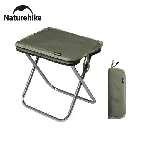 Naturehike Folding Stool for Outdoor Leisure Portable Lightweight Aluminum Chair High Load Travel Camping Foldable Fishing Chair product image