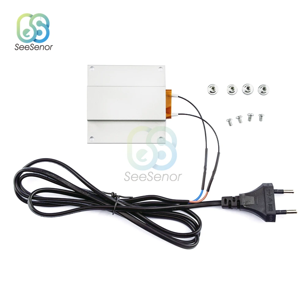 Rimozione lampada a LED 70*70mm BGA demolizione Chip saldatura stazione di saldatura termostato in alluminio piastra riscaldante 220V 300W 260 gradi