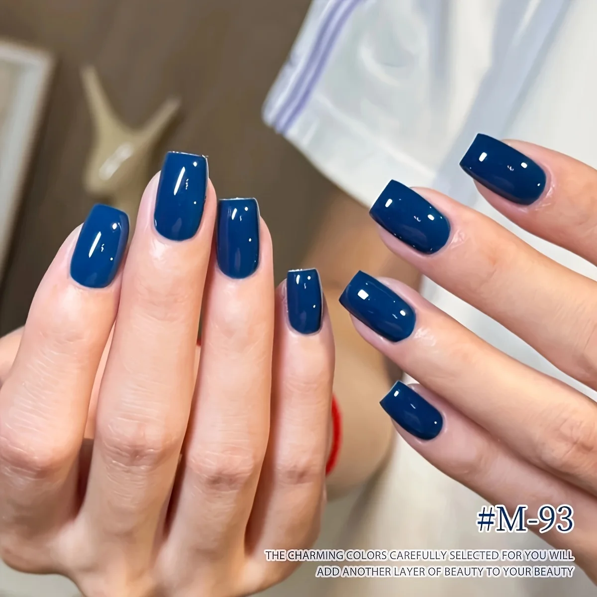 6pcs XEIJAYI  Purple Gel Nail Polish Set, 15ml French Nail Gel Polish, Soak Off UV Light Cure Gel Polish For Nail Decoration