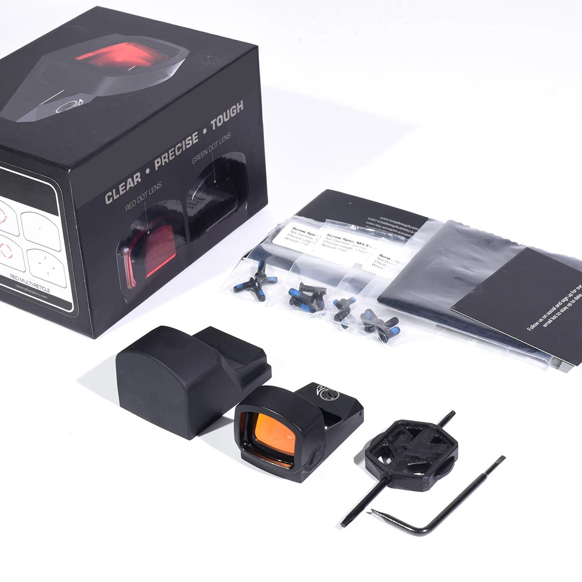 التكتيكية الساخن البائع ريد دوت البصر كومبو المدمجة منعكس 3 MOA 6MOA الصيد البصرية منعكس البصر مسدس نطاق مع الشعار الأصلي #6