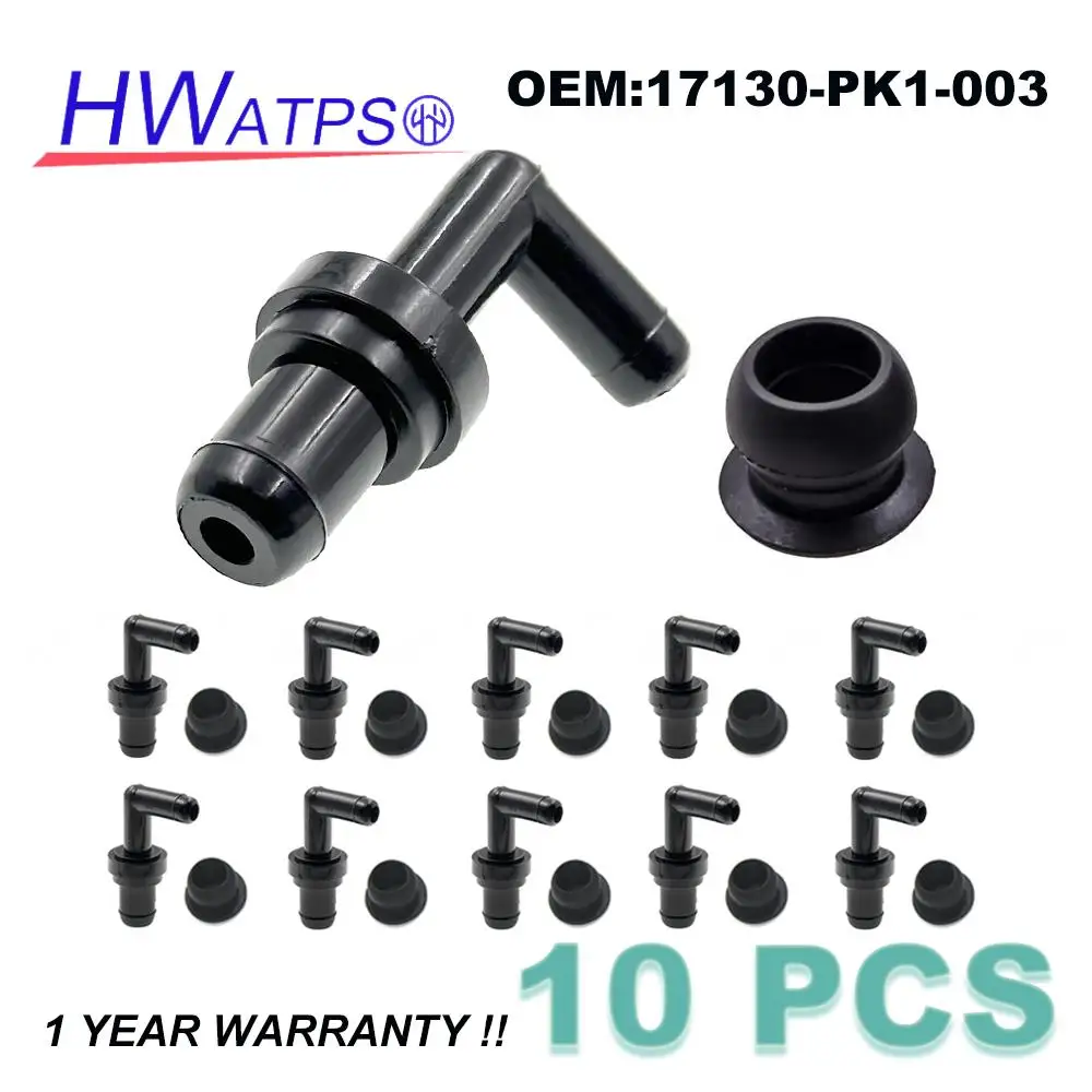 For Acura CL Integra Honda Accord Civic CR-V Insight Isuzu Amigo Oasis PCV Valve & Grommet Kit 17130PK1003 17130PM6003 045-0262