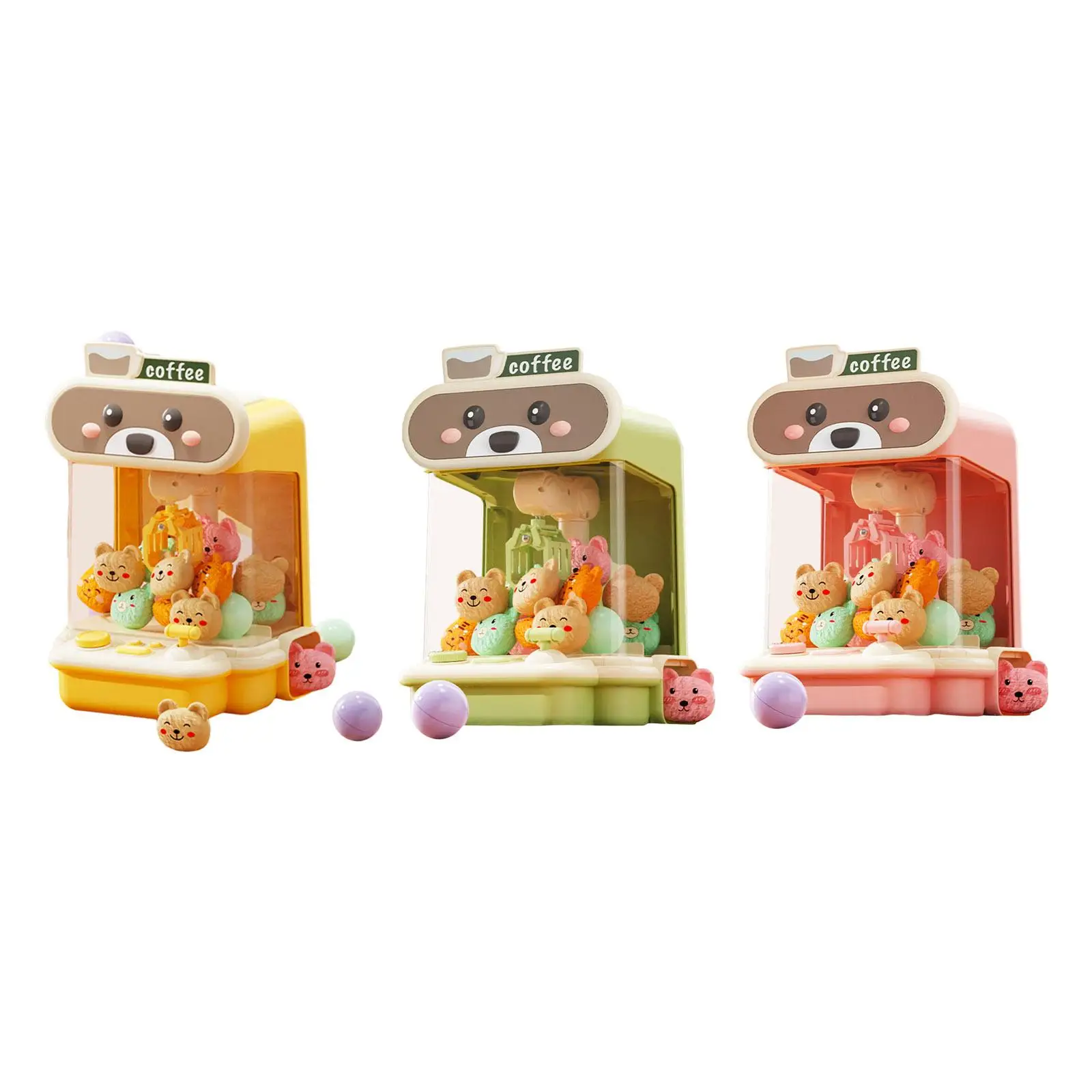 Claw Game Machine, Grabber Doll for Boy and Girls, Holiday Present Portable Exciting Candy Prizes Kids Vending Toy,