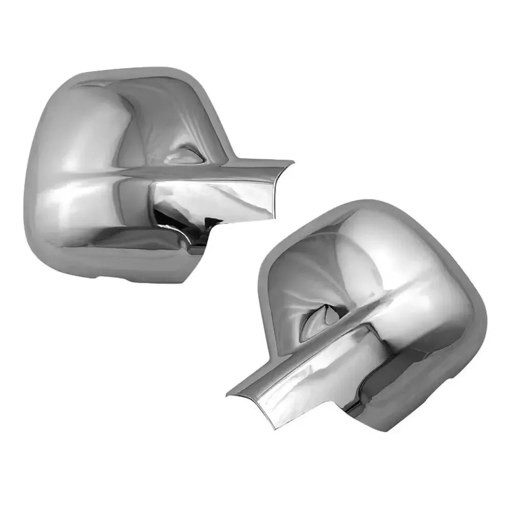 

For Citroen Berlingo III Combo E Peugeot Partner II Rifter 2012-2018 Car Rearview Side Mirror Cover Wing Cap ABS Chrome Silver