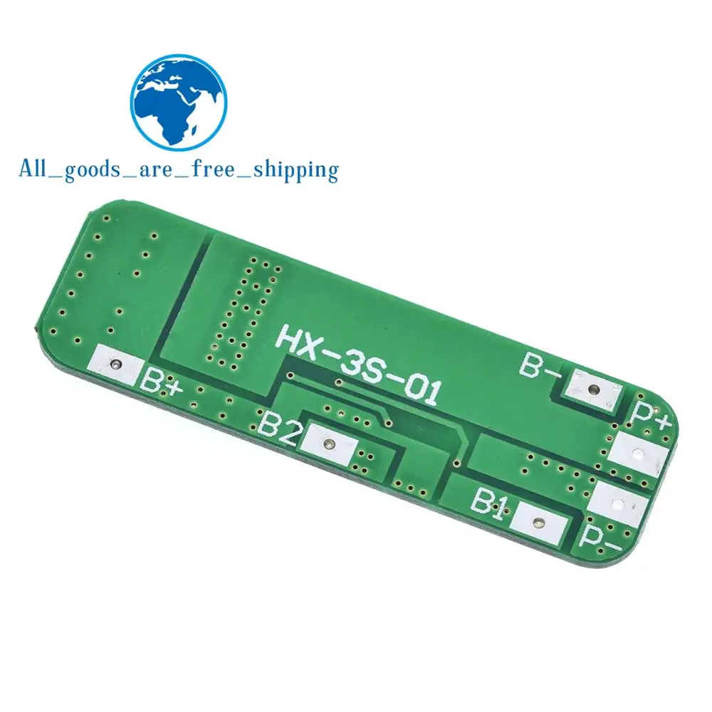 TZT 3S 8A Li-ion Lithium Battery 18650 Charger Protection Board Module