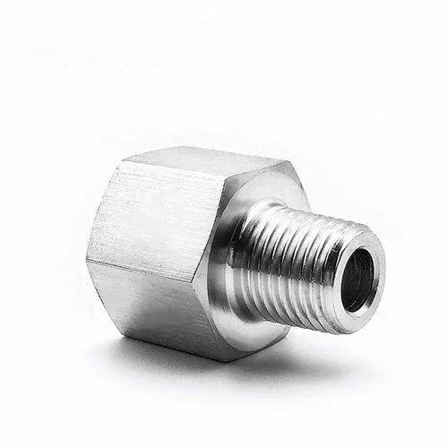 Imagen 2 del producto M10/14/20 1/8 ""1/4"" 3/8 ""1/2"" BSP NPT hembra macho reductor de acero inoxidable conector de instalación de tuberías acoplador medidor de alta presión