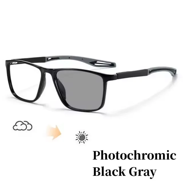Männer Ultraleicht Photochrome Gläser TR90 Rahmen Myopie Brillen Frauen Männlich Vintage Farbwechsel Sonnenbrille Brillen 0 Bis -4,0 – Detail 7