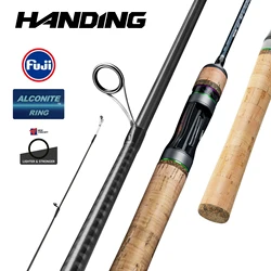 HANDING Magic L Trout Ultralight BFS Fishing Rod 30Ton Carbon Fiber Fuji Guide Ring UL/L Spinning Casting Rods Sound Cork Handle