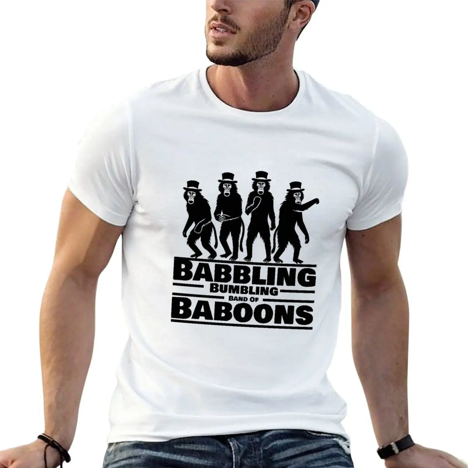 

Babbling Bumbling Band Of Baboons T-Shirt t shirt for man 100 percent cotton t shirts for man graphic tees T-Shirt