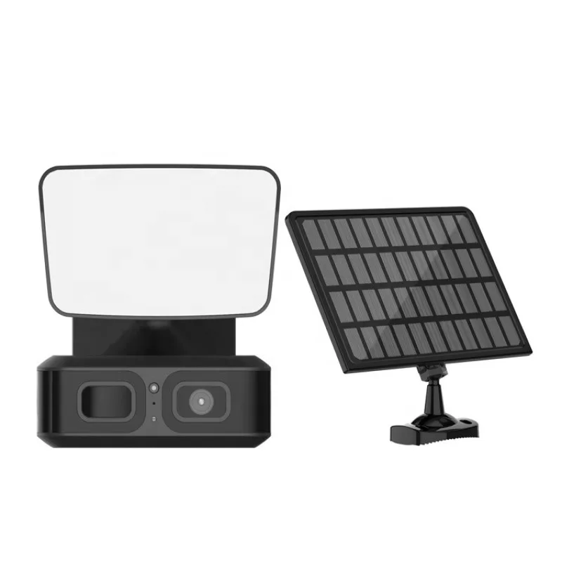 Outdoor Solar Monitoring Ball Camera Wireless Black Light Full Color Infrared 1080P PIR Humanoid Detection Waterproof