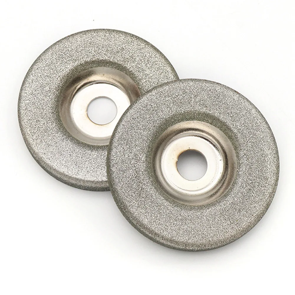 50mm 2 Inch Diamond Grinding Wheel 180-Grit Circle Grinder Disc 10mm Hole Stone Sharpener Angle Cutting Wheel Sharpener Trimming