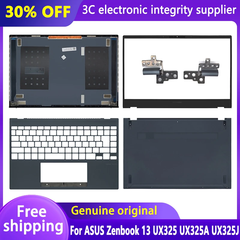 مفصلات أمامية لأجهزة الكمبيوتر المحمولة ، Palmrest ، حافظة سفلية ، غطاء علوي خلفي LCD ، Asus Zenbook 13 ، UX325 ، UX325A ، UX325J ، UX325EA ، U3700