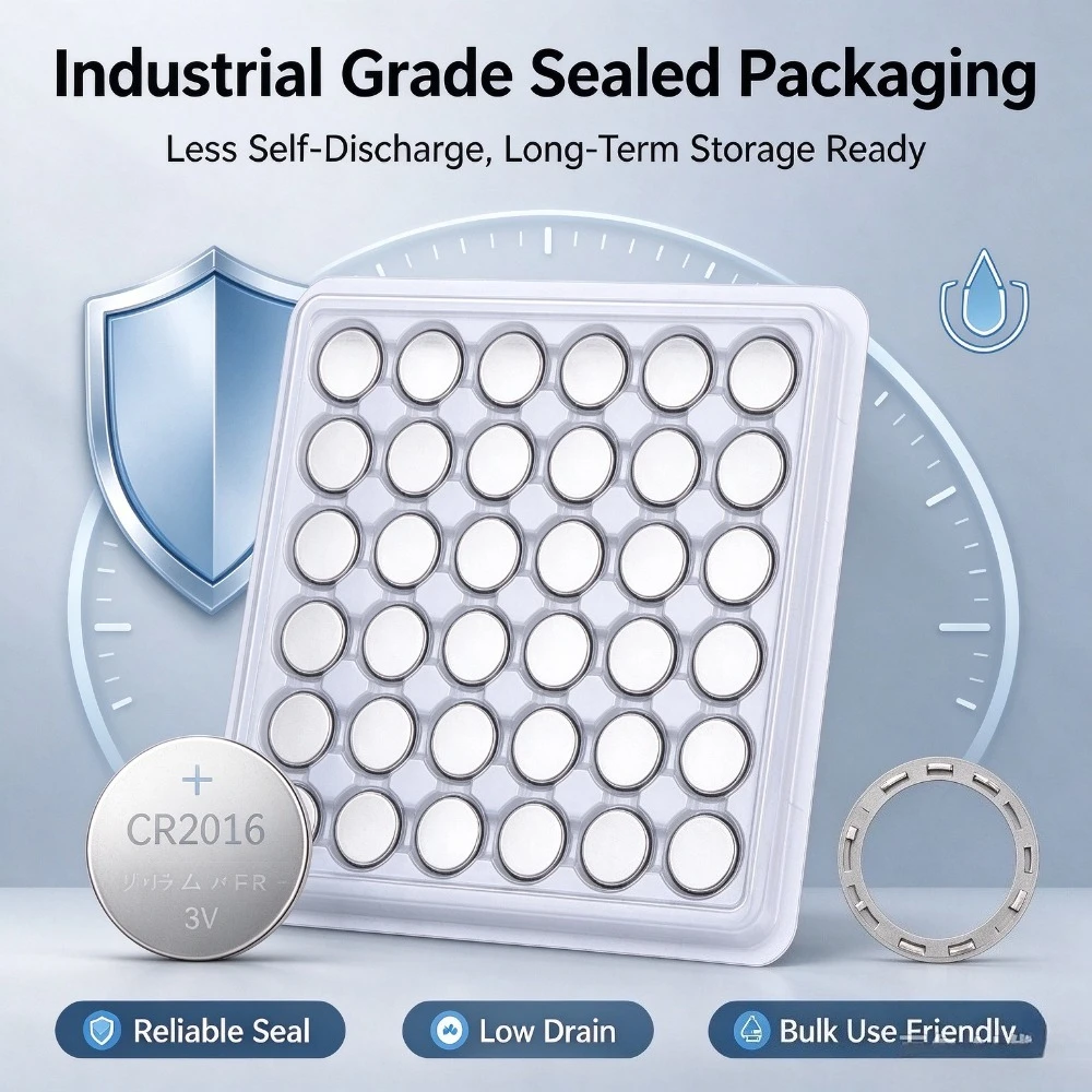 10-100PCS CR2016 3V Lithium Coin Battery DL2016 BR2016 LM2016 Long Lasting Button Cell Replacement Battery Watch Toy Clock  Car
