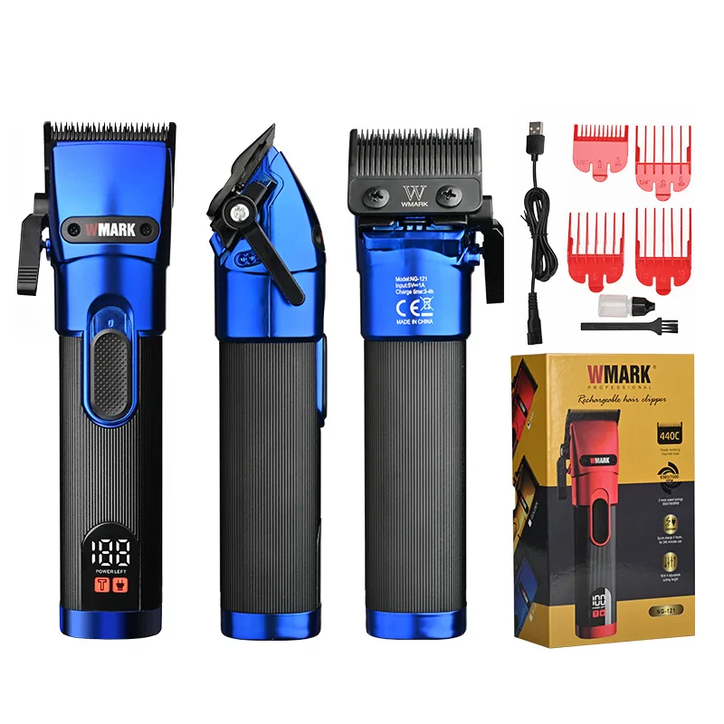 WMARK Hair clipper NG-121 Electric Pusher Oil Head Electric Pushing Shear Hot Sale Rechargeable Hairdresser