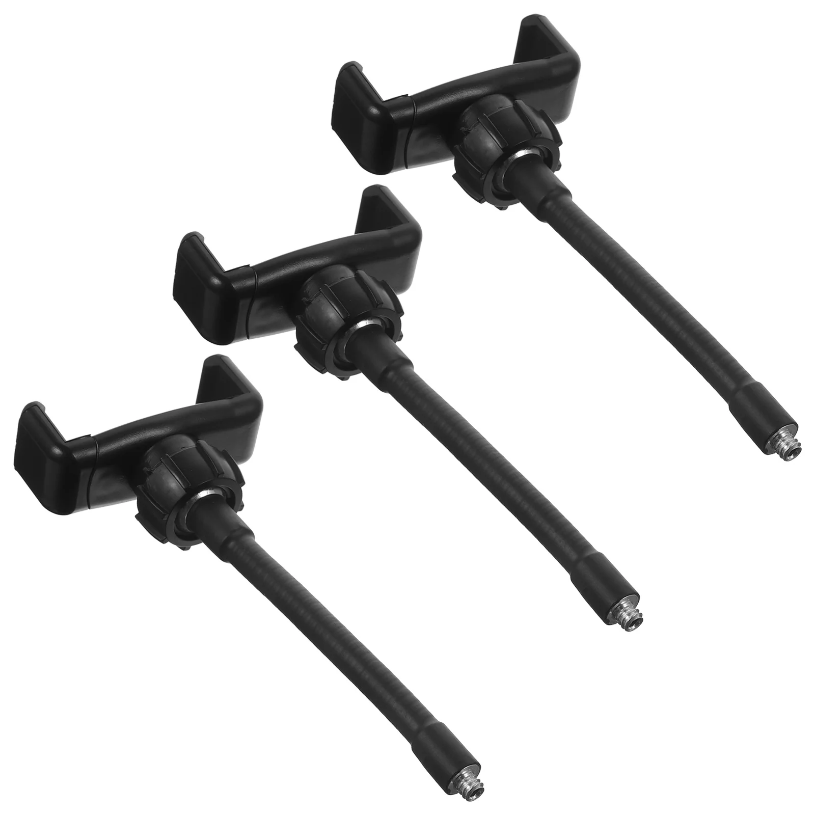 

3Pcs Gooseneck Phone Holder Adjustable 58-85Cm Rotatable Flexible Clip Silicone Protection Gooseneck Phone Holder