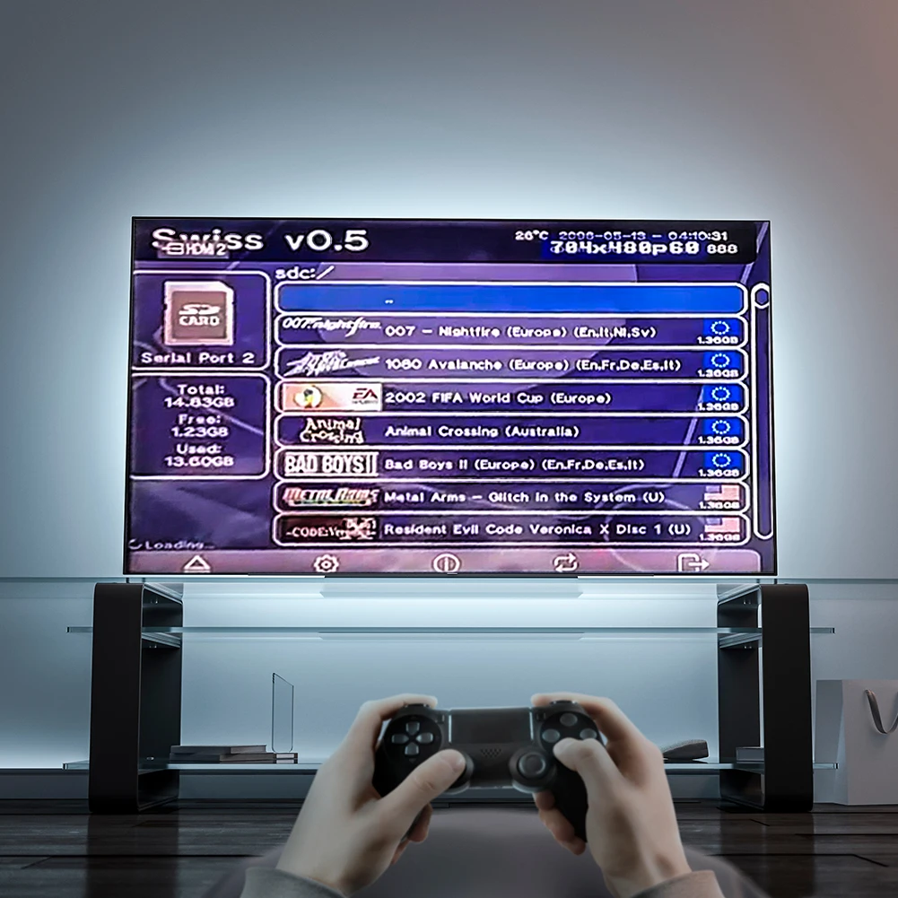 SD2SP2 アダプター TF カードリーダー交換 + ブートディスクミニ DVD NTSC-U/NTSC-J/PAL ゲームアクセサリー用